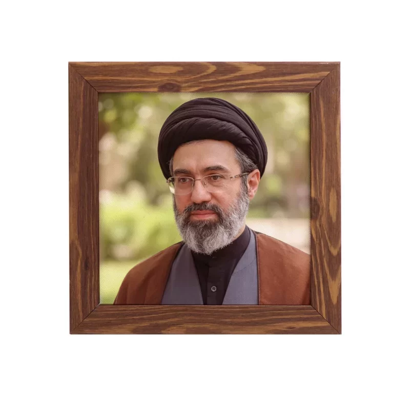 قاب طرح رهبرم آقا مجتبی خامنه ای کد 05 سایز 15*15