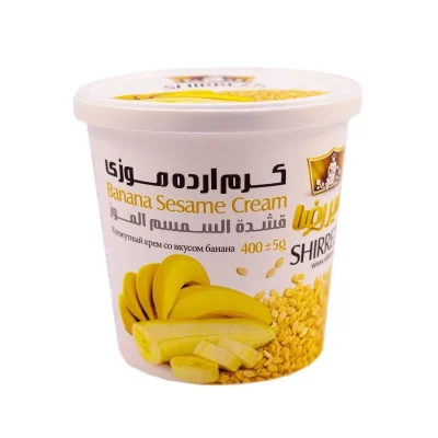 کرم ارده موزی شیررضا - 400 گرم