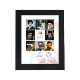 تابلو دکوری طرح رهبر شهید کد K1