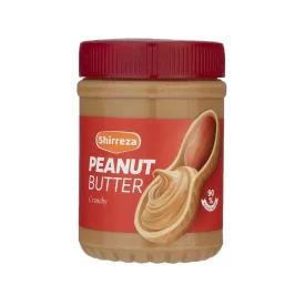 کره بادام زمینی کرانچی شیررضا - 450 گرم