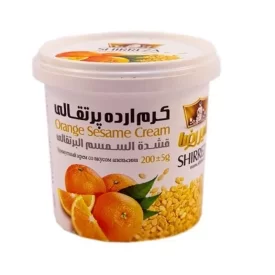 کرم ارده پرتقالی شیررضا - 200 گرم