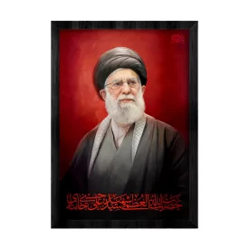 تابلو مخمل طرح رهبر شهید کد 09