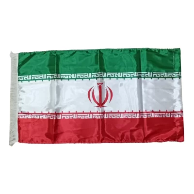 پرچم ساتن ایران 70×120 مدل دو رو