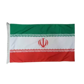 پرچم فلامنت ایران سایز 70×120 مدل دو رو