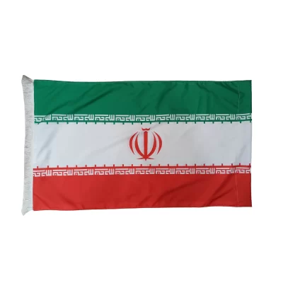 پرچم فلامنت ایران سایز 70×120 مدل دو رو