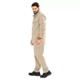 ست پیراهن و شلوار کلمبیا رنگ سدری کد PN12023 
