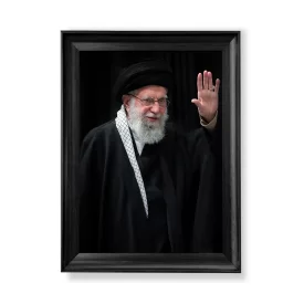 تابلو مخمل رهبر شهید انقلاب اسلامی سایز 70 × 50 کد 23