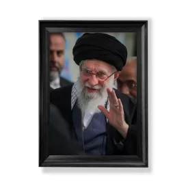 تابلو مخمل طرح رهبر شهید سایز کد 18