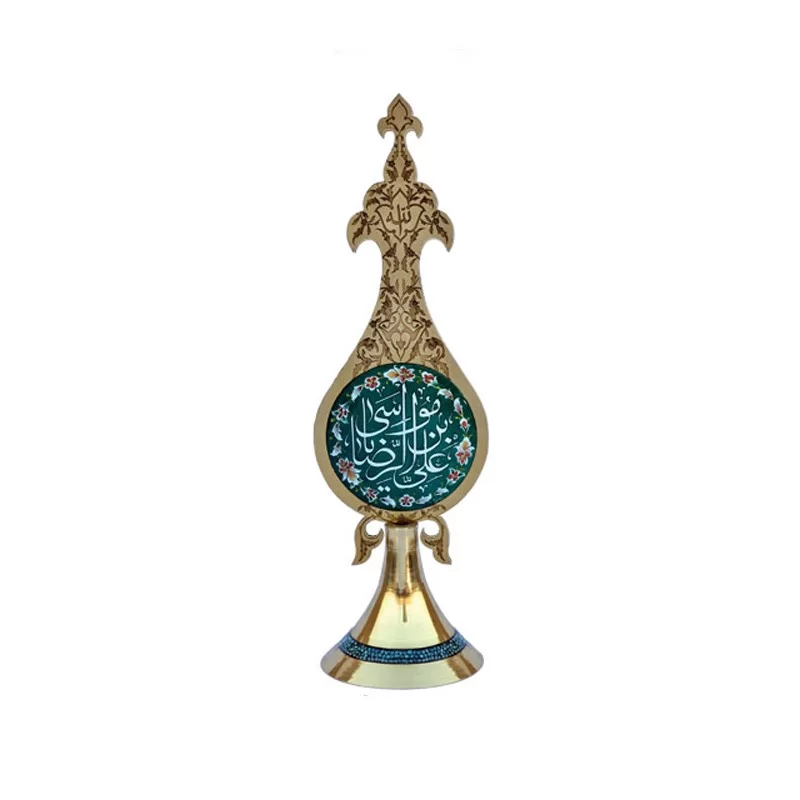 تندیس پایه فیروزه طرح علی بن موسی الرضا (ع)
