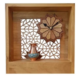 ساعت گره چینی طرح فیروزه کوبی