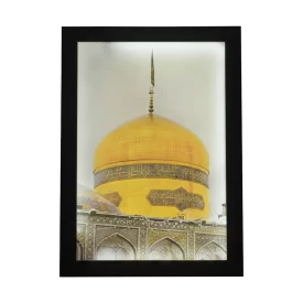  تابلو نوری (بک لایت) طرح گنبد امام رضا (ع)