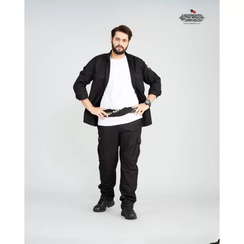 شلوار تاکتیکال مدل S313 رنگ مشکی کد SN11007