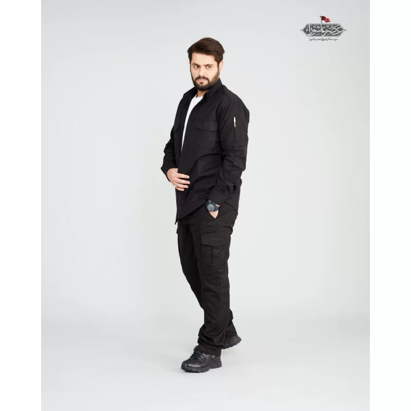شلوار تاکتیکال مدل S313 رنگ مشکی کد SN11007