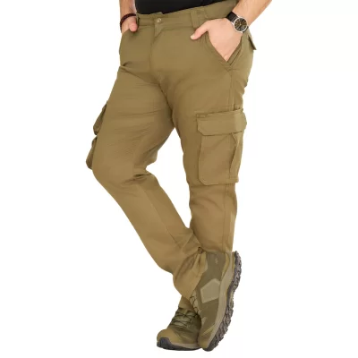  شلوار 8 جیب مدل رانگلر رنگ سبز زیتونی کد SC22082