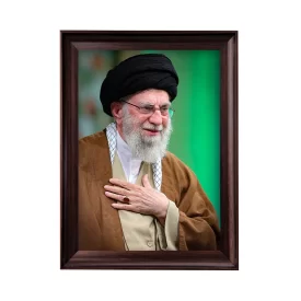 تابلو مخمل طرح رهبر شهید انقلاب اسلامی سایز 70 × 50 کد 24