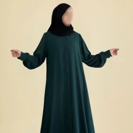 مانتو عبایی کد 0048 رنگ سبز