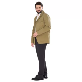  کت کتان مدل زیبون رنگ سبز روشن کدKT21023