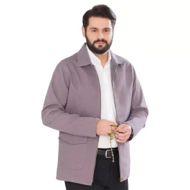  کت کتان مدل چمران رنگ طوسی KT21021
