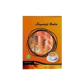 چای ماسالا جینسینگ رژیمی و بدون شکر - بسته 10 عددی