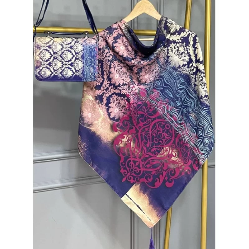 ست کیف و روسری مدل ژاکلین کد B2