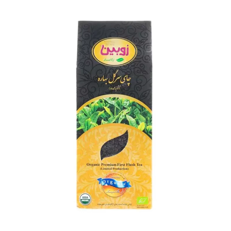 چای سیاه سرگل ارگانیک بهاره مدل زوبین