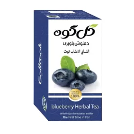 دمنوش کیسه ای گل کوه مدل بلوبری - بسته 20 عددی