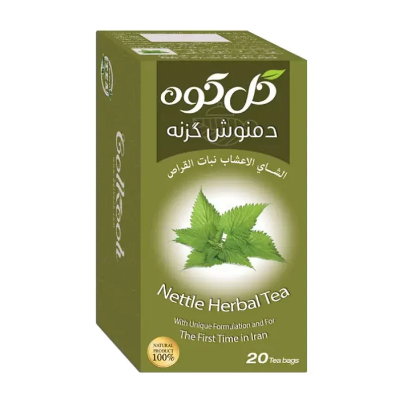دمنوش کیسه ای گل کوه مدل گزنه - بسته 20 عددی