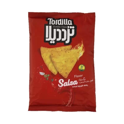  چیپس ذرت بدون گلوتن ترددیلا با طعم سالسا - 100 گرم