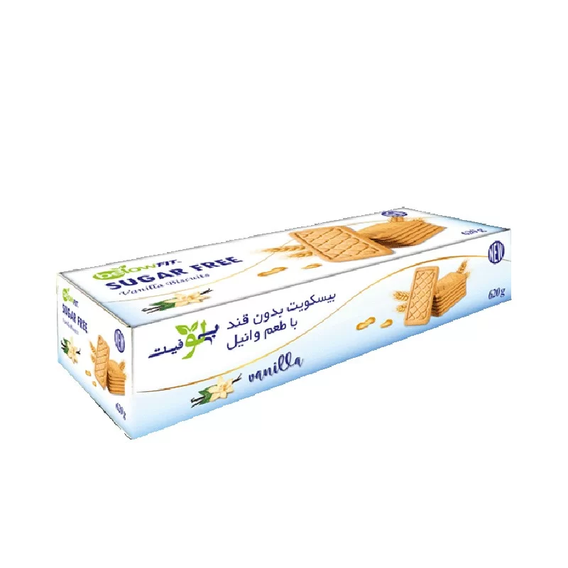 بیسکویت رژیمی و بدون قند بیلو با طعم وانیل