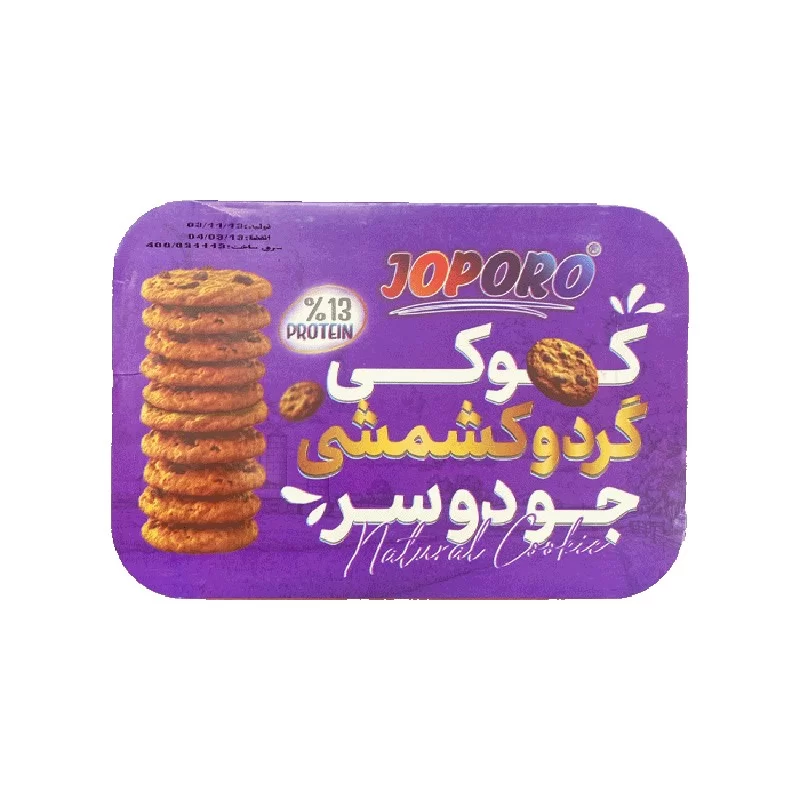 کوکی رژیمی و بدون قند جو پرو طعم دبل چاکلت