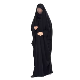 چادر مشکی لبنانی ساده کرپ ندای کره