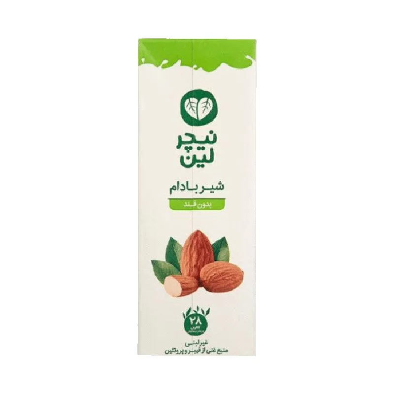 شیر بادام بدون قند نیچرلین - 200 سی سی