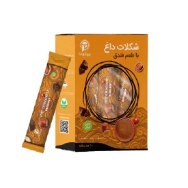 شکلات داغ رژیمی و بدون شکر با پودر فندق - بسته 10 عددی