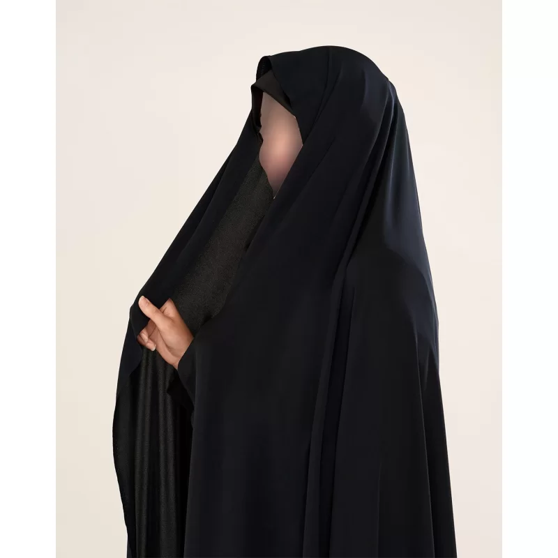 چادر مشکی سنتی ایرانی ساده قجری کره کد CH322046