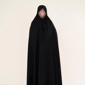 چادر مشکی سنتی ایرانی ساده قجری کره کد CH322046