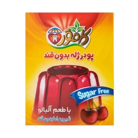 پودر ژله آلبالو بدون قند و کم کالری کامور
