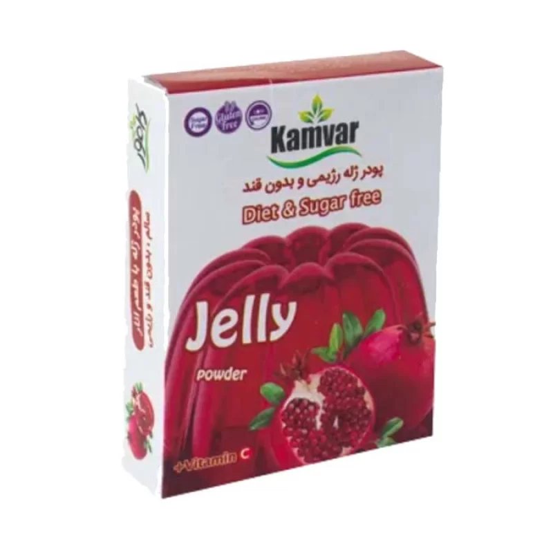 پودر ژله انار بدون قند و کم کالری کامور