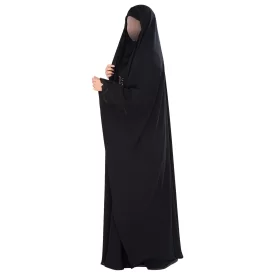  چادر عربی مدل گلدوزی ندا کره طرح زنبق کد CH222076