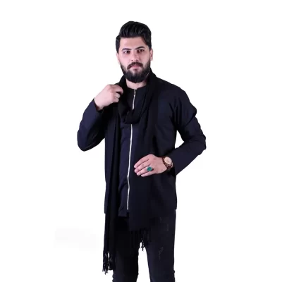 شال مشکی تمام نخ 2 و 3 متری