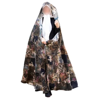  چادر مدل رنگی سنتي طرح باغ رضوان 3 كد CH315079