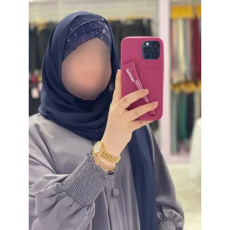 هدشال پر پیله سورمه ای