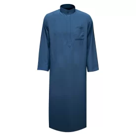 دشداشه مردانه عربی ذبده رنگ آبی