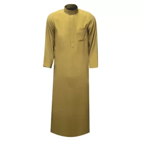 دشداشه مردانه عربی ذبده رنگ خاکی