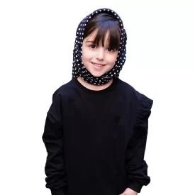  بلوز مشکی دخترانه طرح چین پری کد 1180