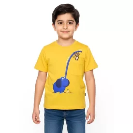  تیشرت پسرانه طرح فیل ومیمون