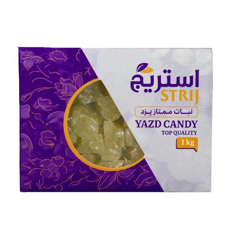 لقمه نبات ممتاز ساده استریج یزد - 1 کیلوگرم
