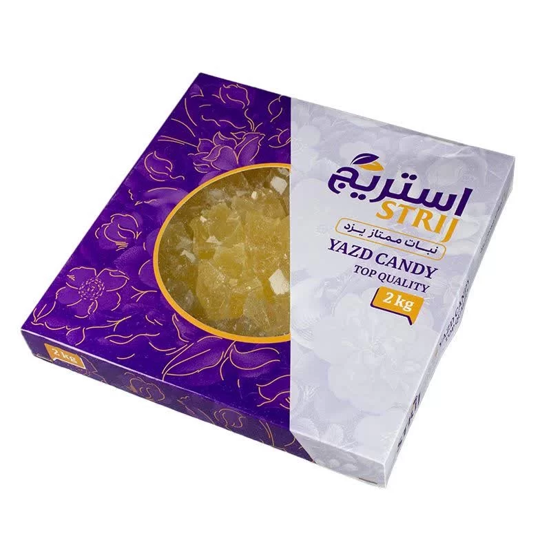 لقمه نبات ممتاز ساده استریج یزد - 2 کیلوگرم