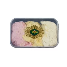 پشمک سه طعم سنتی علی بابا بلداجی - 400 گرم
