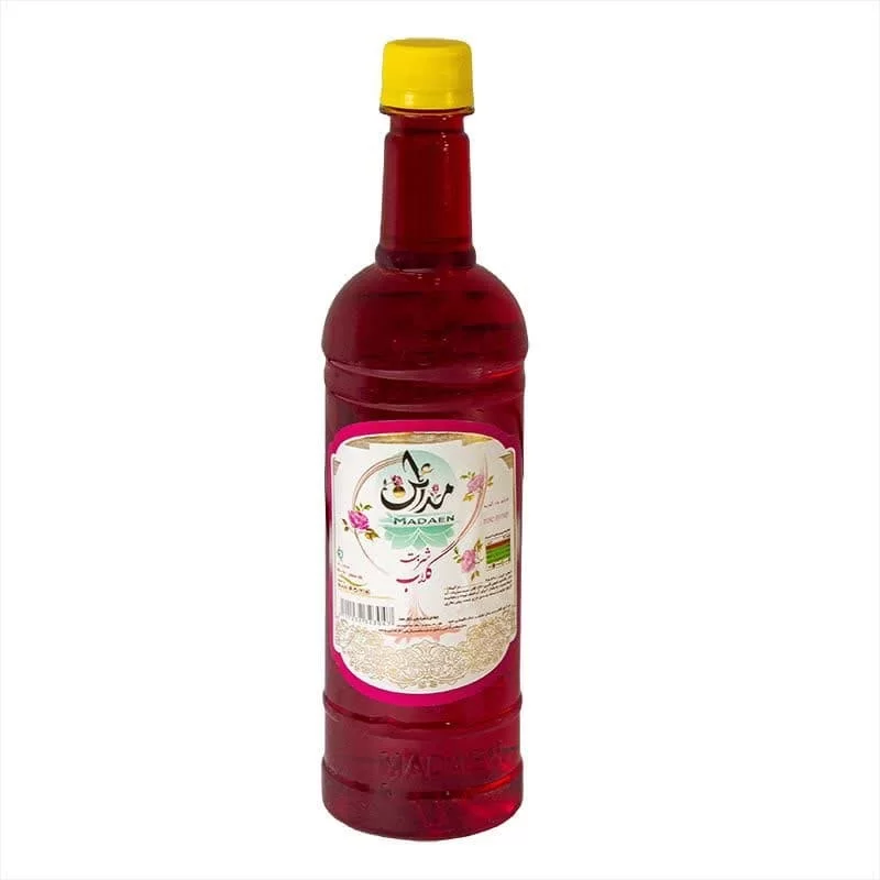 شربت گلاب کاشان برند مدائن - 900 گرم