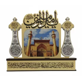 تنديس چوبی عکس نجف اشرف